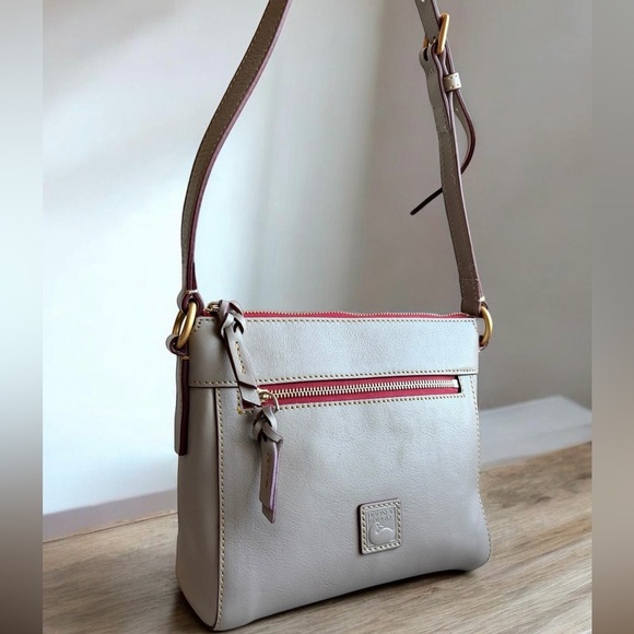 Dooney & Bourke Handbags - Dooney & Bourke Light Gray Crossbody Bag